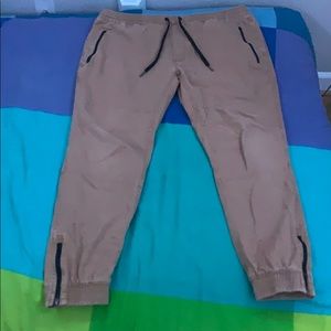 Arizona brand khaki joggers pants
